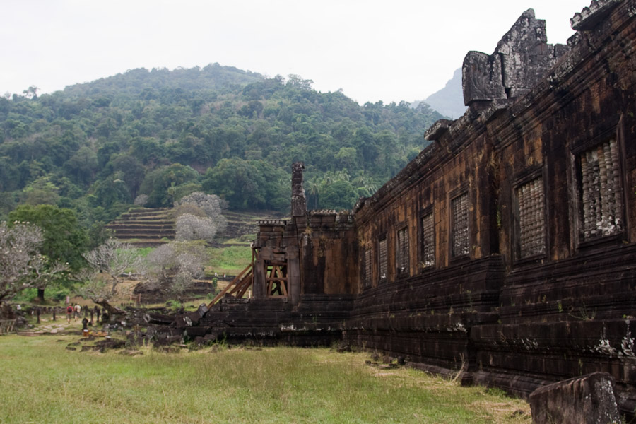 khmérský chrámový komplex Vat Phou, Laos