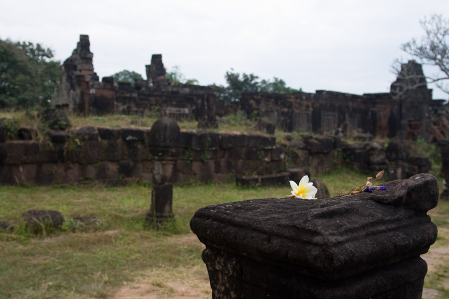 khmérský chrámový komplex Vat Phou, Laos