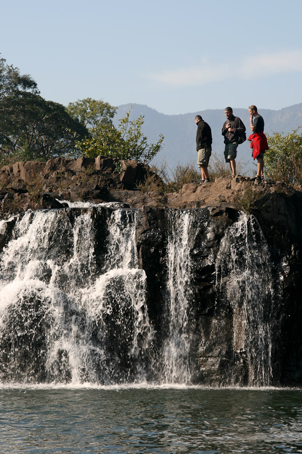 vodopád Tad Feak cestou do Pakxongu, Laos