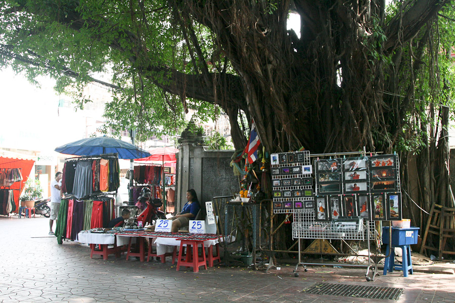 poulíční prodavači, Bangkok